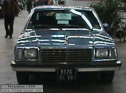 PHOTOS DE LA BUICK SKYLARK COUPE LIMITED 1979