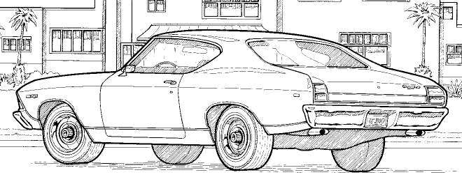 old chevy car coloring pages - photo #36